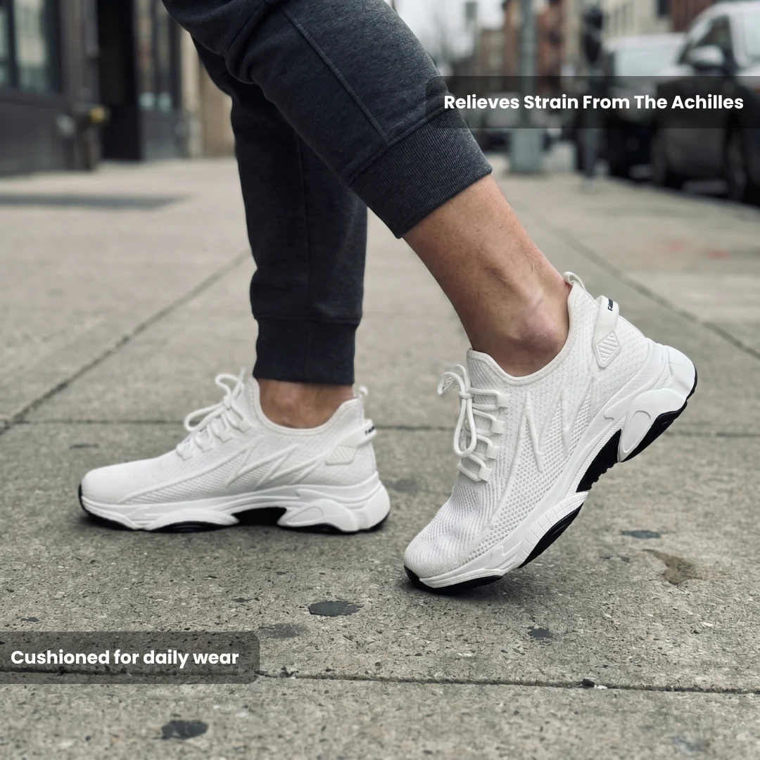 Alex | Heel-Lifted Sneakers for Achilles Pain - Image 4